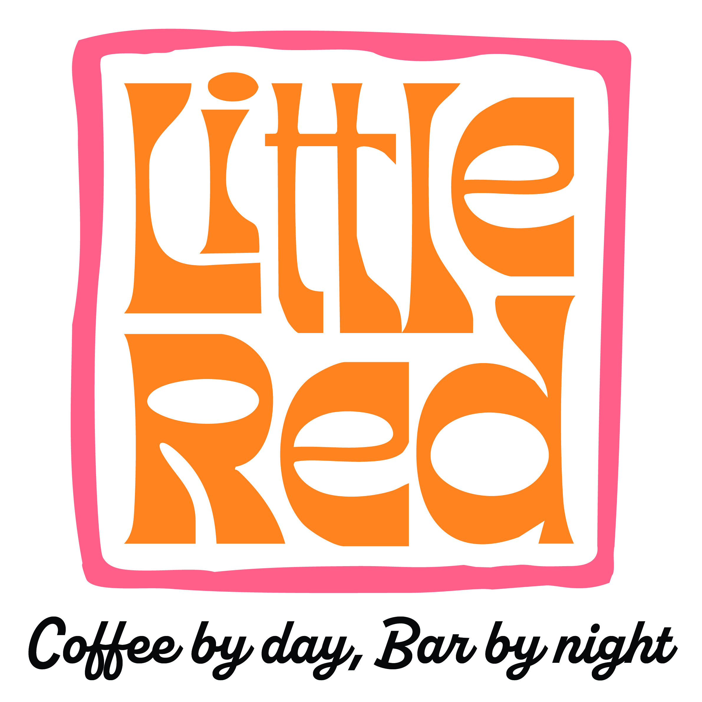 Little Red Logo Coffee by day, Bar by night