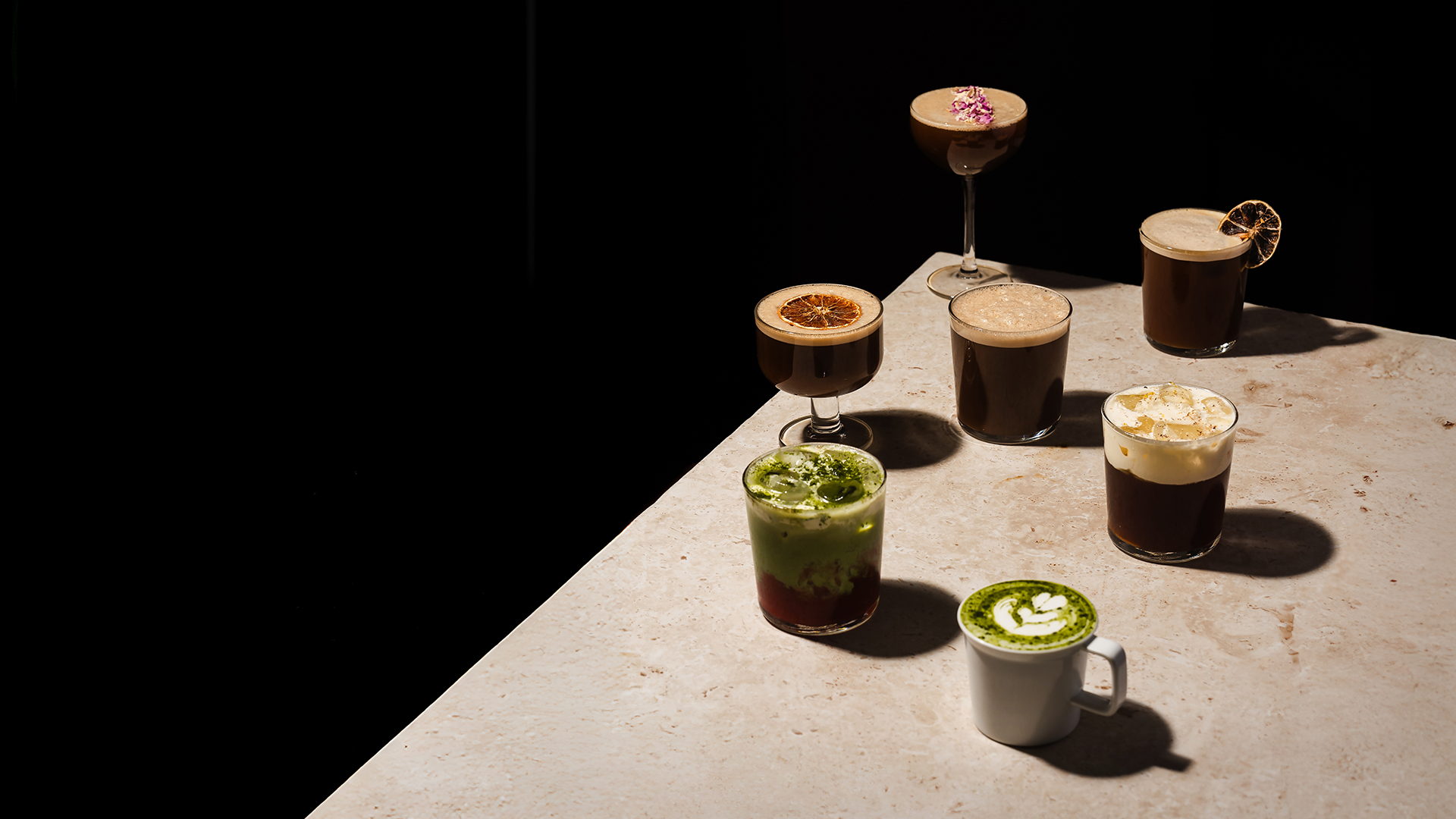 Stitch Coffee coffee and drink selection